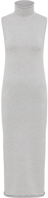 DreiMaster Damen Strickkleid Dress XL-XXL Grau Melange, XL-XXL Grau Melange