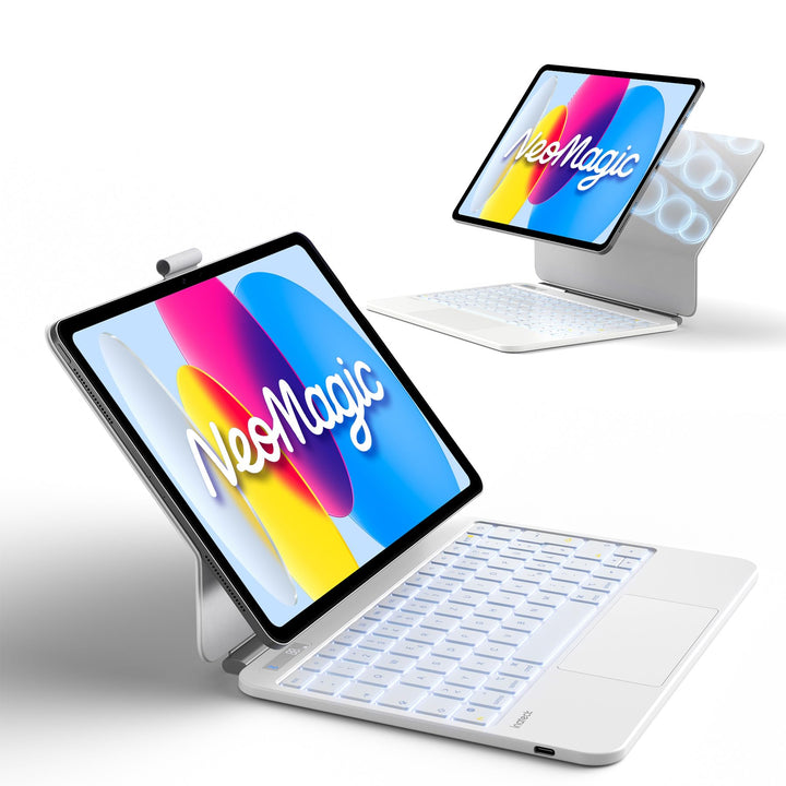 Inateck NeoMagic Magnetische Tastatur Hülle für 11 Generation 2025 A16 11 Zoll,iPad 10 Generation 10