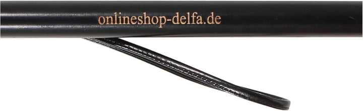 DELFA Design Gravur/Laserung Schuhanzieher Schuhlöffel - 70 cm mit silbernem Hellrider als Griff - s