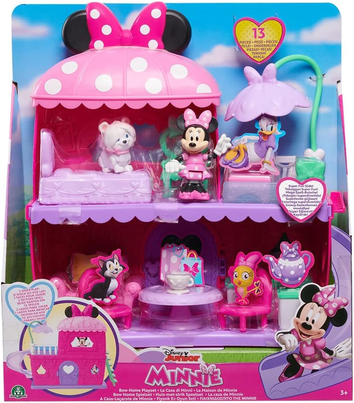 MICKEY&MINNIE, La Maison de Minnie, 13 Teile, Figuren und Zubehör, Spielzeug für Kinder ab 3 Jahren,