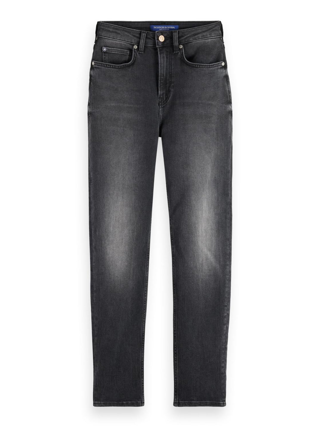 Scotch & Soda Damen The Sky Straight Jeans 24W / 30L Black Night, 24W / 30L Black Night