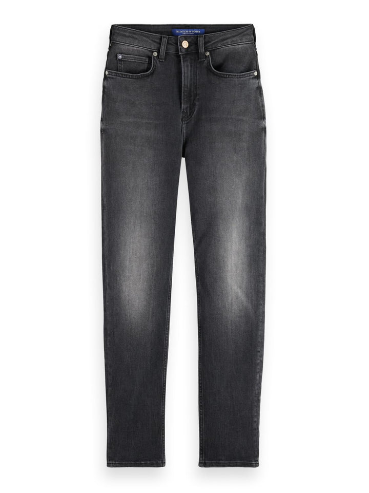 Scotch & Soda Damen The Sky Straight Jeans 24W / 30L Black Night, 24W / 30L Black Night
