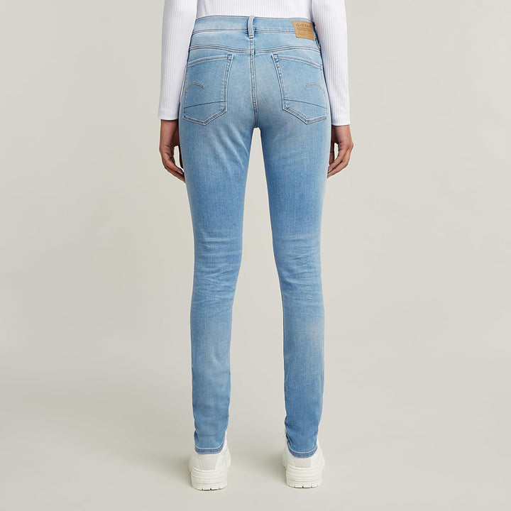 G-STAR RAW Damen 3301 High Skinny Jeans 23W / 28L Blau (Lt Indigo Aged D05175-8968-8436), 23W / 28L