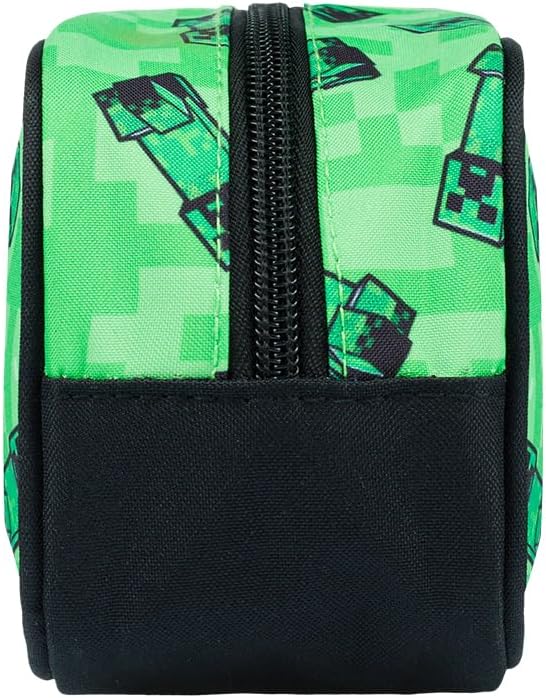 Baagl Minecraft Federmäppchen für Jungen und Mädchen, Schule Mäppchen, Federmappe, Federtasche für T