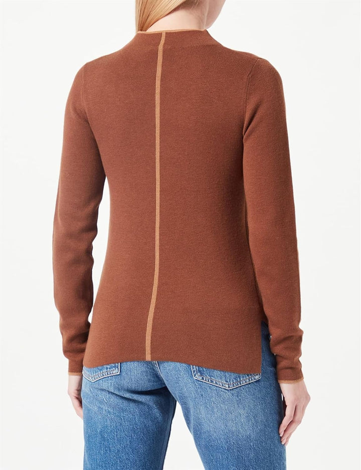 s.Oliver Damen Langarmshirt 46 Schokobraun, 46 Schokobraun