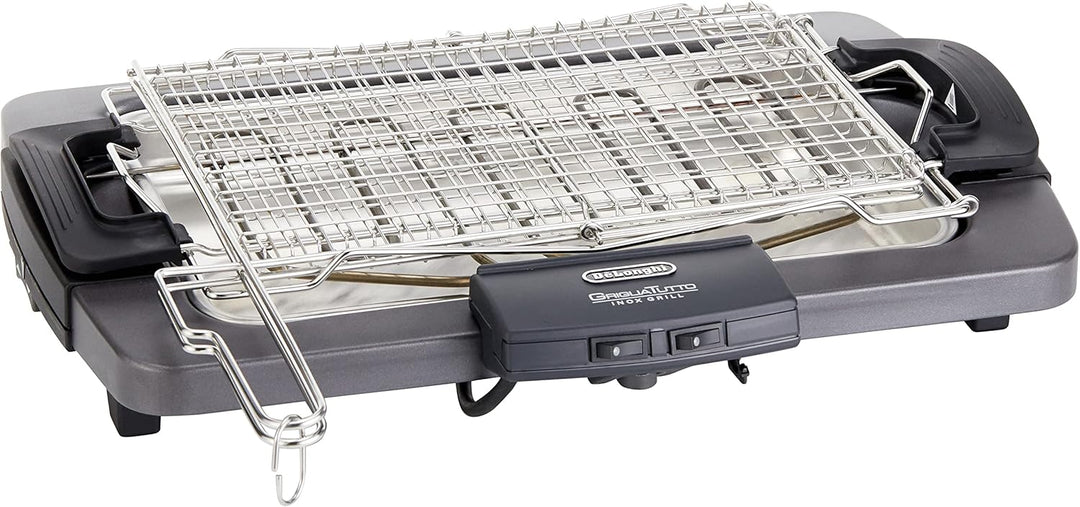 De'Longhi 0126178012 Bq 80.X Tisch Grill, Kunststoff, grau Modern, Modern