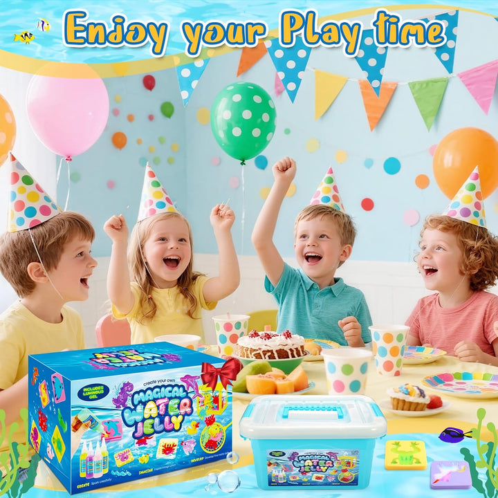 Aqua Gelz, Bastelset Kinder 4-8 Jahre Wasserperlen für Kinder Squishy Selber Machen Kindergeburtstag