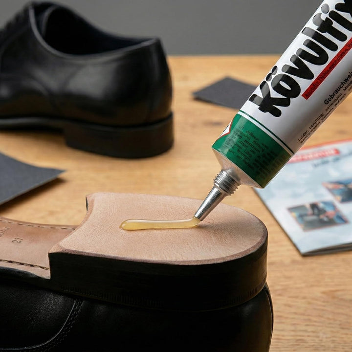 Langlauf Schuhbedarf 1 Paar Lloyd Absätze für Strassenschuhe - Reparatur-Set schwarz/Repair Sole Pad