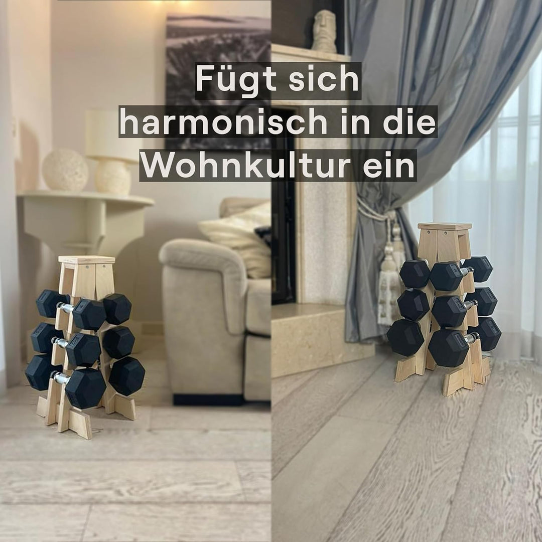 Meanswood Stone | Hantelständer | Hantelständer kurzhanteln | Kurzhantelständer | Kurzhantel ständer