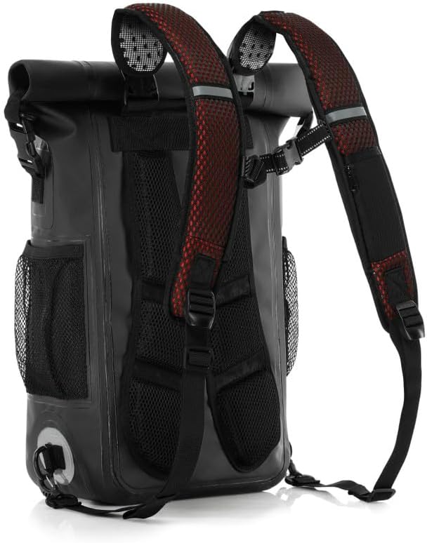 Motorradrucksack Dainese Explorer Backpack WP Motorrad Gepäck wasserdichter Rucksack, Black Schwarz,