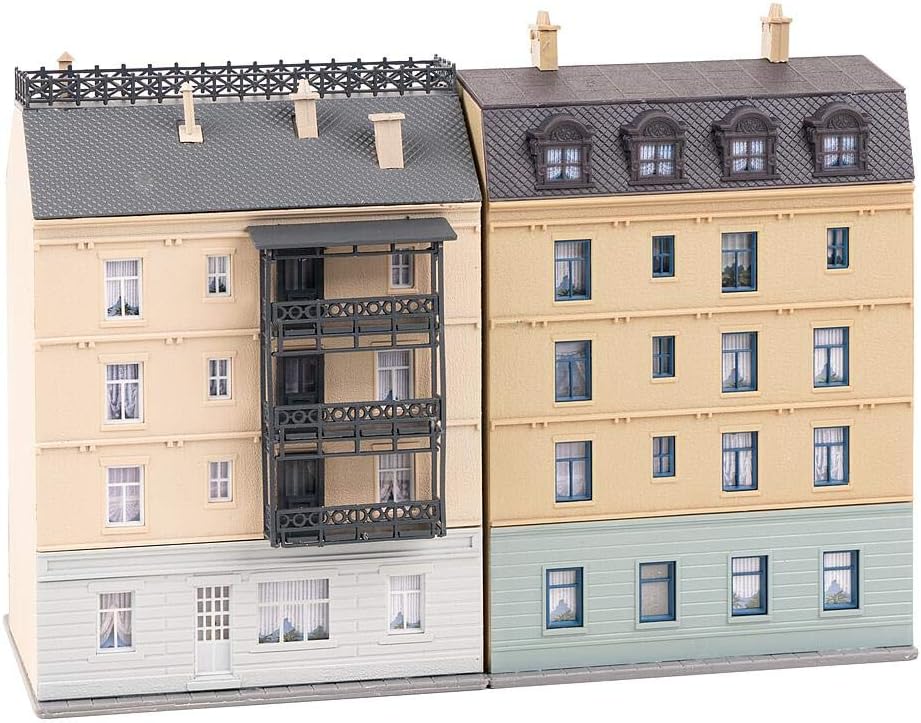 Faller Stadthäuser mit Elektrofachgeschäft