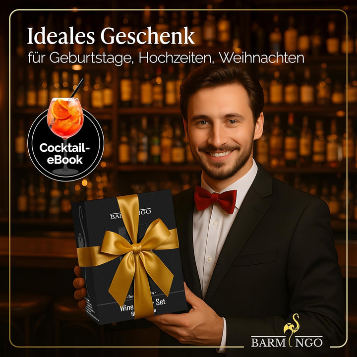 Kühlmanschette Wein 2er Set – Weinkühler Manschette für Sekt & Champagner | Flexibler Flaschenkühler
