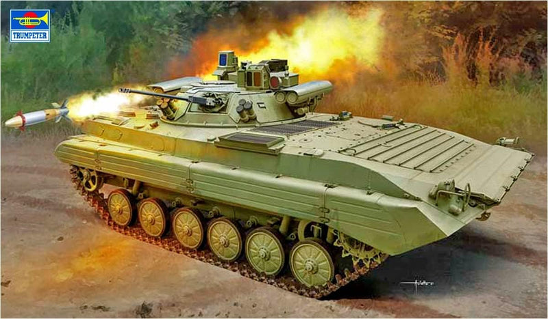 Trumpeter 09558 Russian Bmp-2M Berezhok Turret - massstab 1/35 - Modellbausatz