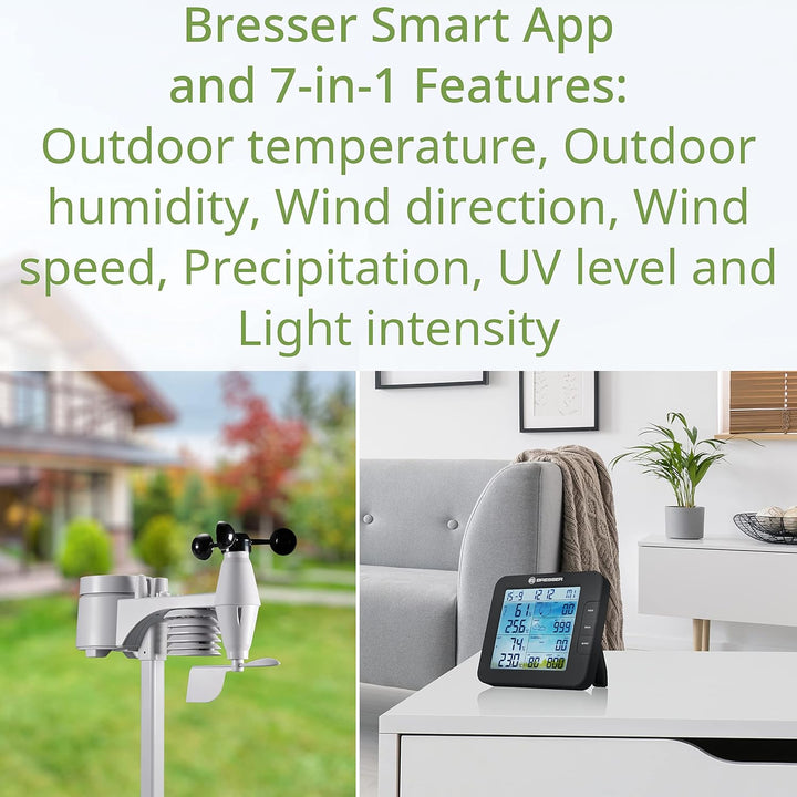Bresser ClimateConnect Tuya Google Home & Alexa - kompatible, über APP steuerbare Smart Home Funk We