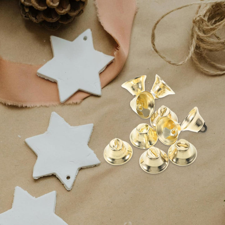 Tofficu 20 Stück 2 1 cm Glöckchen Kleine Glöckchen Zum Basteln Weihnachtsglocken Für Weihnachtsbaum