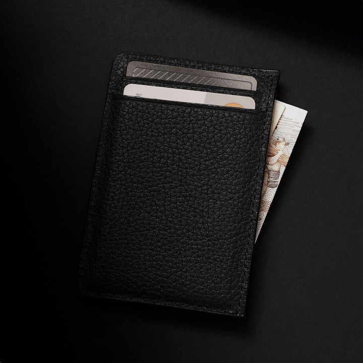 Woolnut Hochwertiges Kartenetui aus skandinavischem Vollnarbenleder