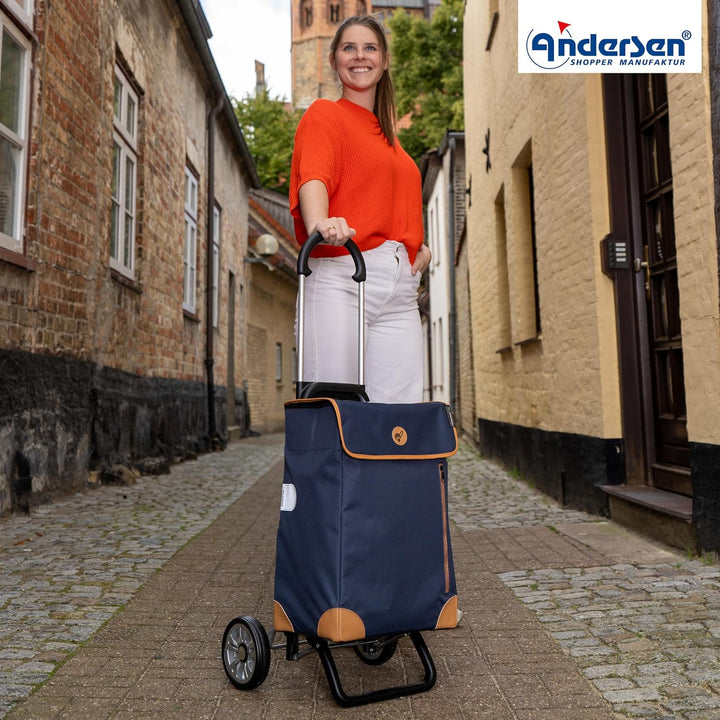 ANDERSEN Einkaufstrolley - Scala Shopper Plus Weda blau, Blau