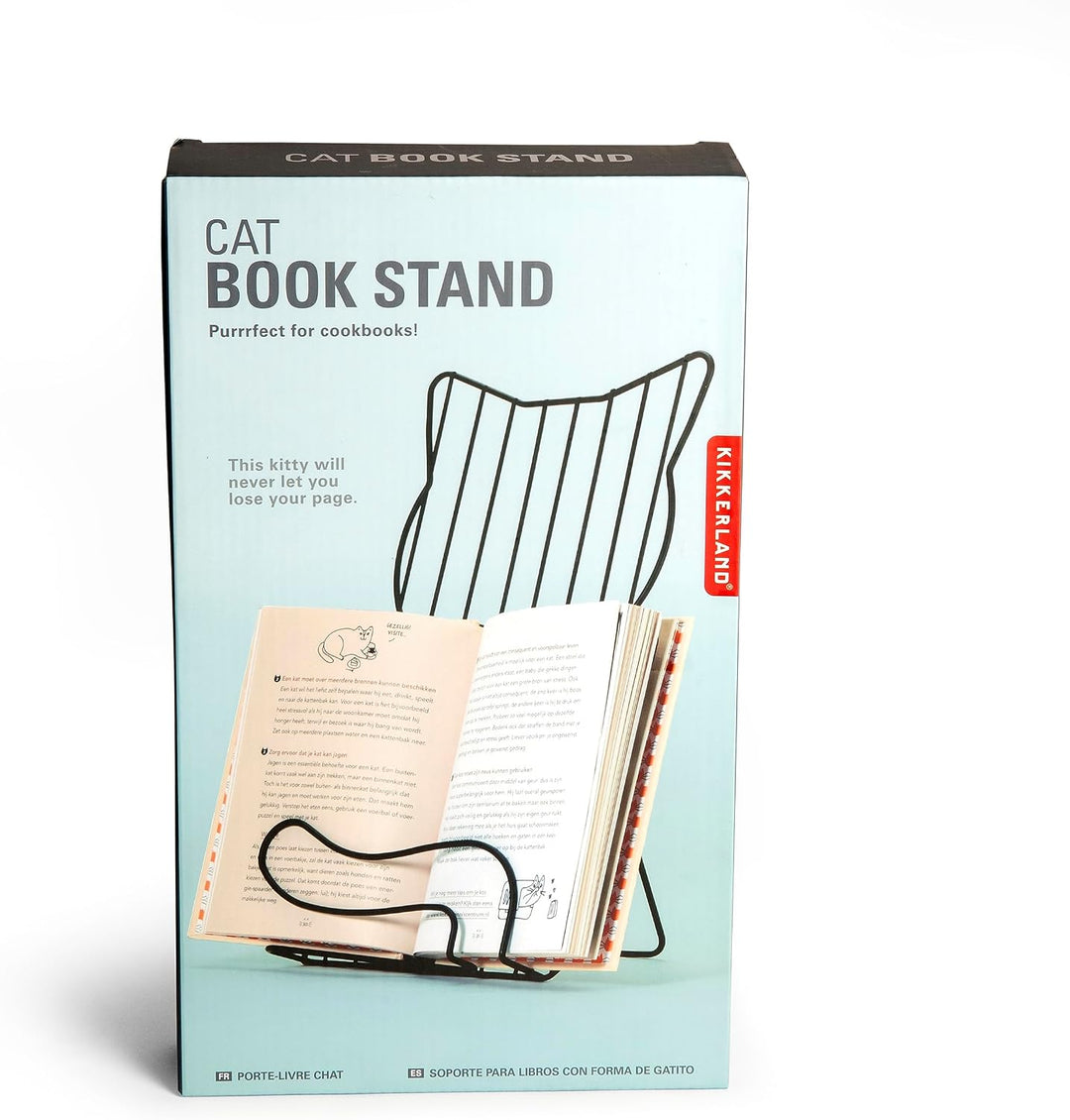 Kikkerland Cat Book Stand