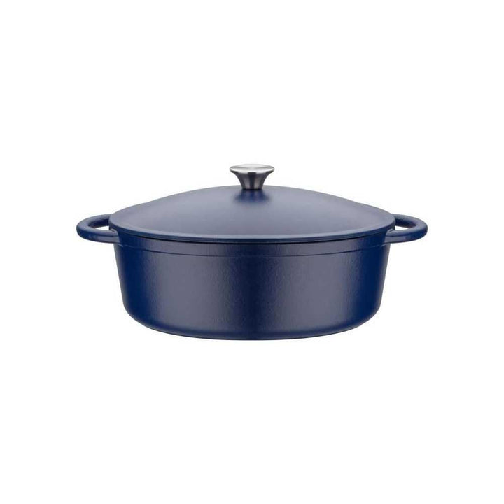 GSW Ovaler Bräter mit Deckel Blue Magic 33x26cm