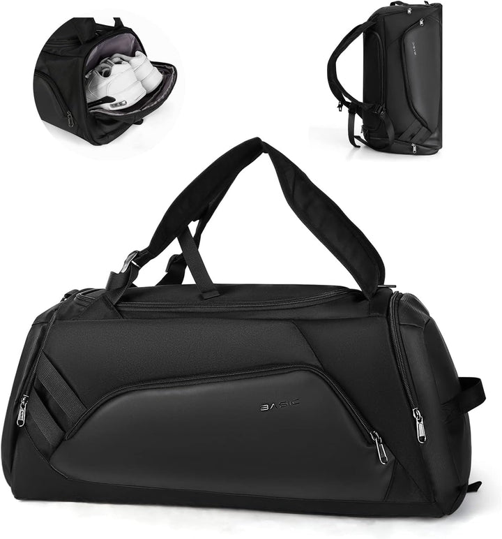 Sport Gym Bag Men,Sport Duffel Bag with Shoes Compartment and Wet Pocket Travel Duffel Bag Lightweig