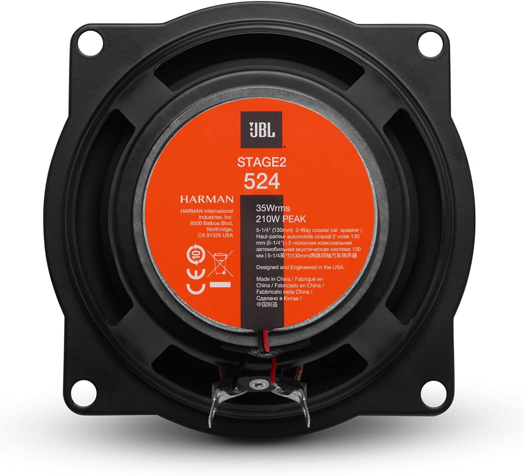 JBL Stage2 524 2-Wege Auto Lautsprecher Set by Harman Kardon &amp; Stage1 41F 2-Wege Auto Lautsprecher S
