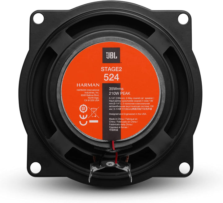 JBL Stage2 524 2-Wege Auto Lautsprecher Set by Harman Kardon &amp; Stage1 41F 2-Wege Auto Lautsprecher S