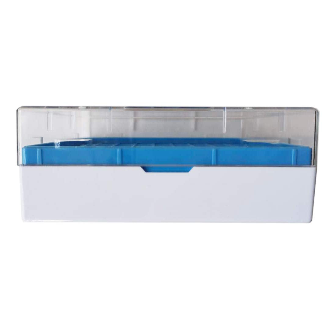 CryoBox Phiole-Regal aus Polycarbonat, 9 x 9 Array, 81 Platz (blau/grün/rot/gelb), 4 Stück Blue/Gree