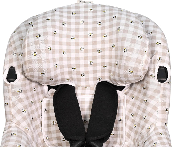 JYOKO Kids Bezug für Autositz kompatibel mit Maxi Cosi (Picnic Vichy, Maxi Cosi Mica I-Size)