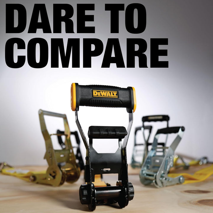 DEWALT DXBC10000C Spanngurt mit Ratsche, 45,7 cm Kette und Stahlhaken, 1,5 kg sichere Arbeitslast, 4