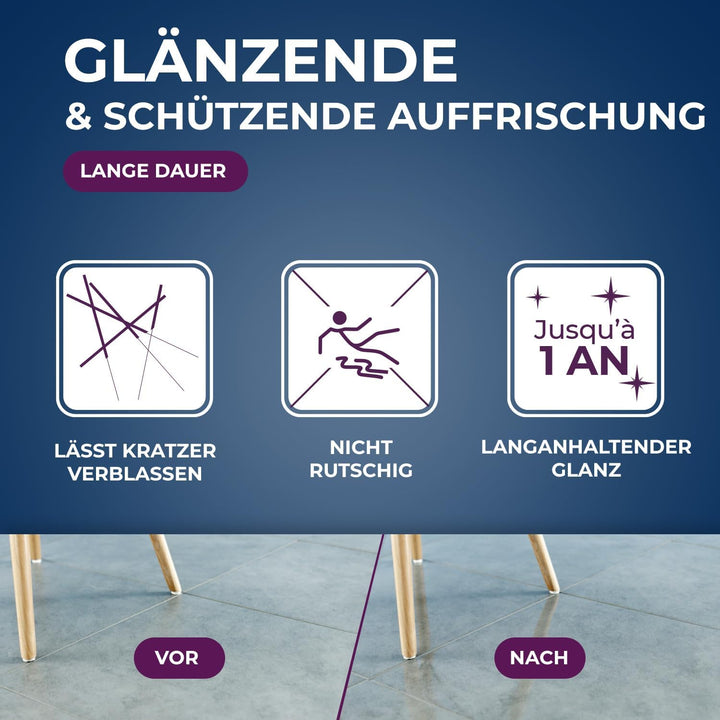 STARWAX Glanzauffrischer Innenböden 5 l | Reinigt und schützt vor Kratzern und Flecken, langanhalten