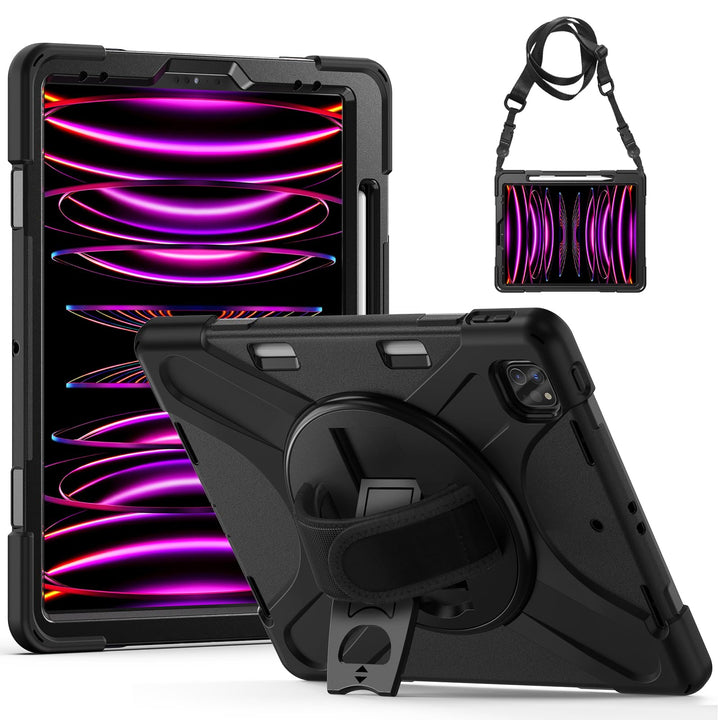 Gerutek Hülle für iPad Pro 12,9 Zoll (6./5./4./3. Generation) 2022/2021/2020/2018, Stossfeste Robust