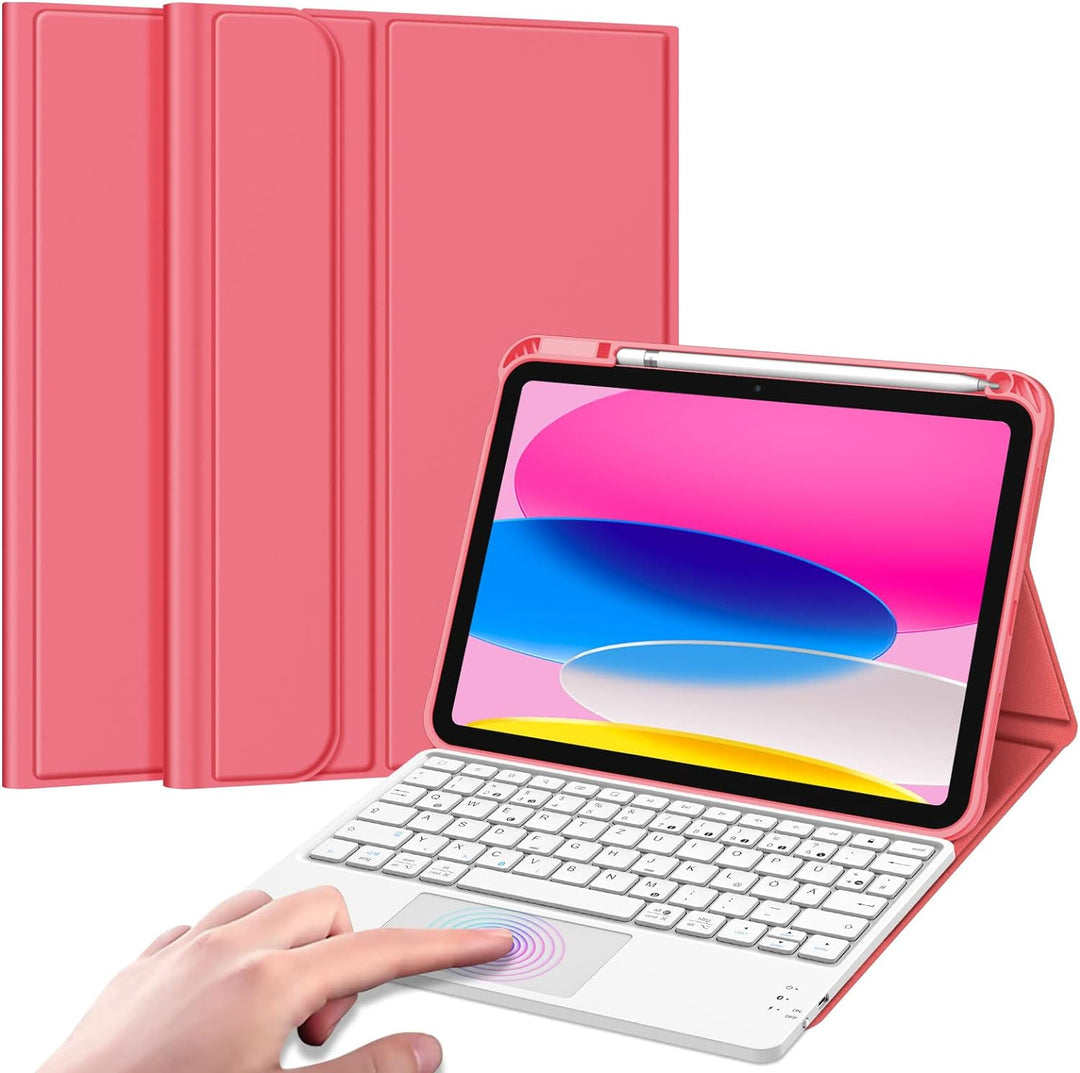 Fintie Tastatur Hülle für iPad 10. Generation 2022, iPad 10 Generation Hülle mit magnetisch Abnehmba