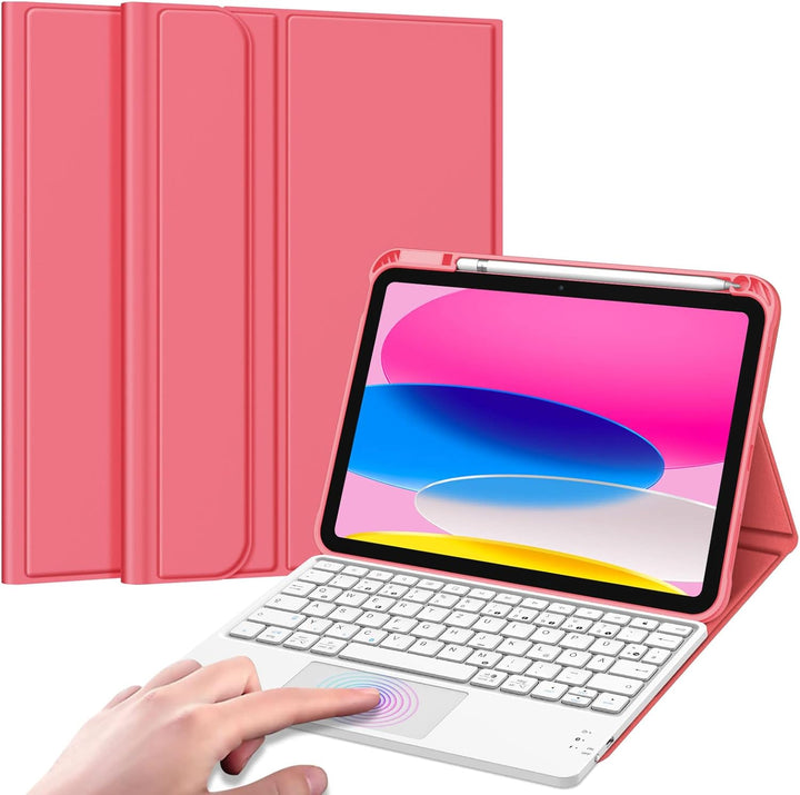 Fintie Tastatur Hülle für iPad 10. Generation 2022, iPad 10 Generation Hülle mit magnetisch Abnehmba