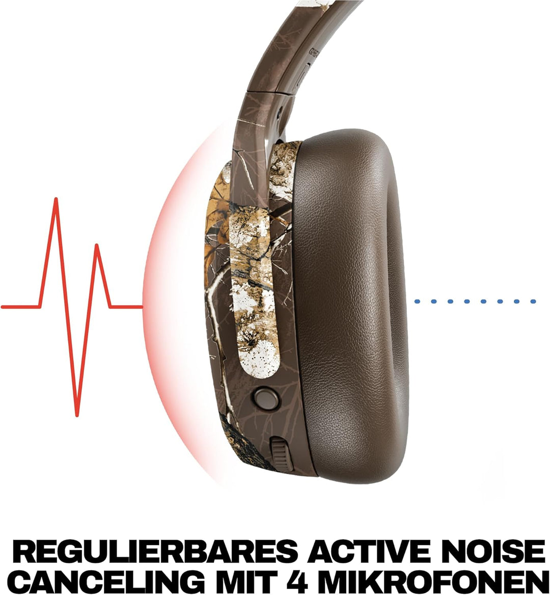 Skullcandy Crusher ANC 2 Wireless Bluetooth Over-Ear-Kopfhörer, Multisensorischem Bass, Active Noise