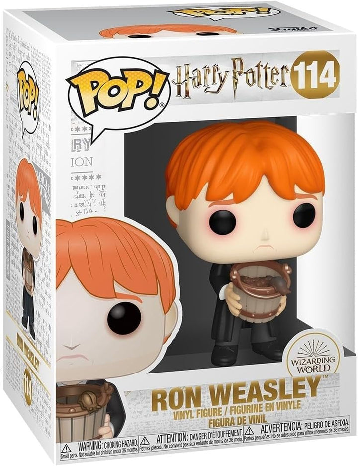 Funko Pop! Harry Potter-Ron Weasley Puking Slugs mit Bucket - Vinyl-Sammelfigur - Geschenkidee - Off