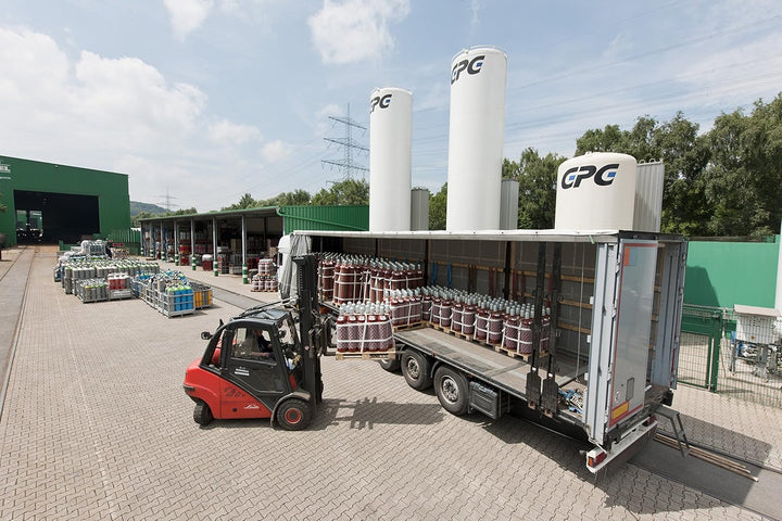 Biergas 70/30, 5 Liter Flasche, gefüllt mit Stickstoff (70%) und Kohlensäure (30%) Gemisch - Globali