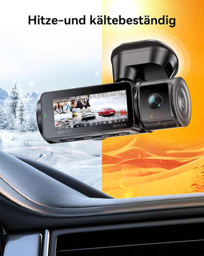 VANTRUE GPS Aufkleber-Halterung für N5/N4Pro Dashcam mit USB-C Anschluss, auf Windschutzscheibe, GPS