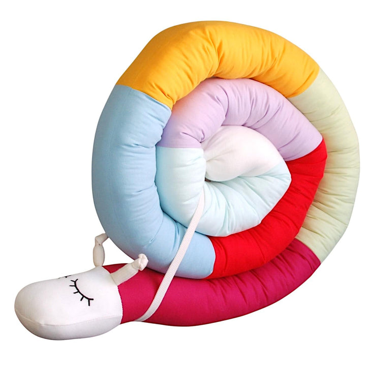 Generisch Bettschnecke/Bettschlange XXL (Motiv Birds) Länge 250cm **personalisierbar**Seitenschläfer