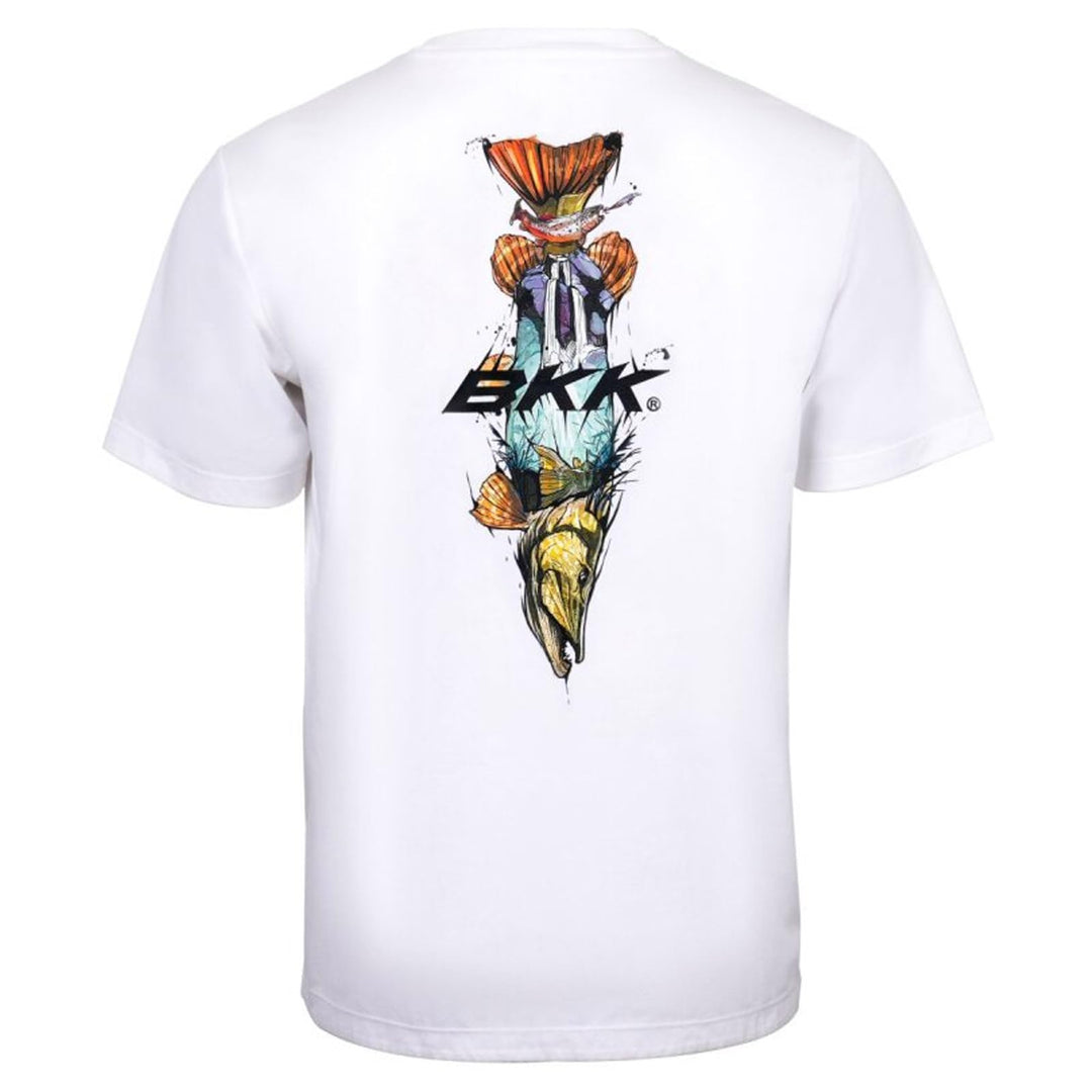 BKK Short Sleeve Casual Shirt - Brand Values Pike - White - T-Shirt XXXL, XXXL