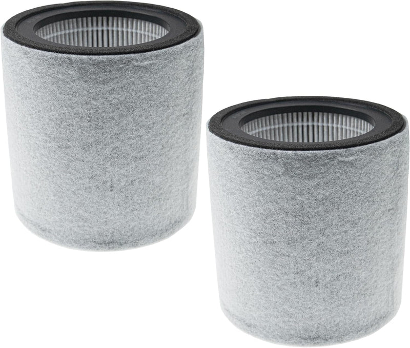 vhbw 2x HEPA Filter kompatibel mit Leifheit/Soehnle Airfresh Clean Connect 500 Luftreiniger - Ersatz