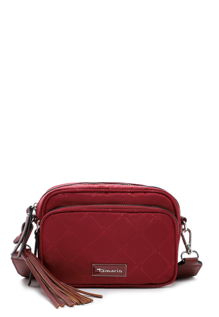 Tamaris Umhängetasche TAS Lisa 32396 Damen Handtaschen Print Einheitsgrösse Wine 690, Einheitsgrösse