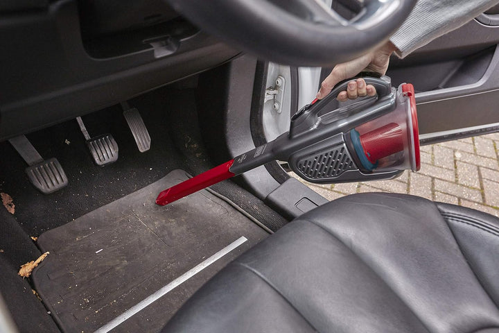 Black+Decker Lithium Dustbuster BHHV315J mit Cyclonic Action – 12V, 20AW Akku Handstaubsauger mit au