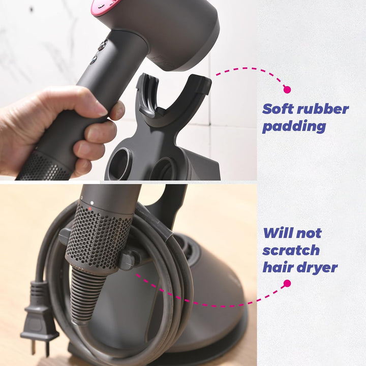 Föhn Halterung Kompatibel mit Supersonic, Fönhalter Ohne Bohren kompatibel mit Dyson, Ständer Halter