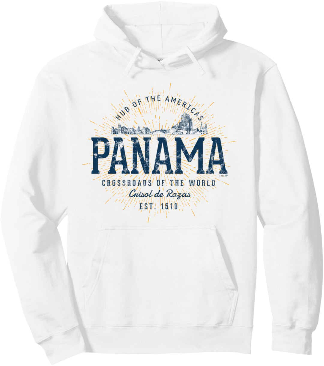 Retro Stil Vintage Panama Pullover Hoodie