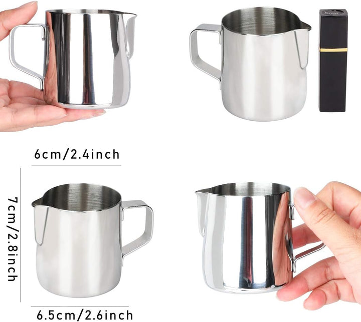 Rolin Roly 200ml/6.8oz Milch Pitcher rostfreiem Edelstahl Milchkännchen perfekt für Milchaufschäumer