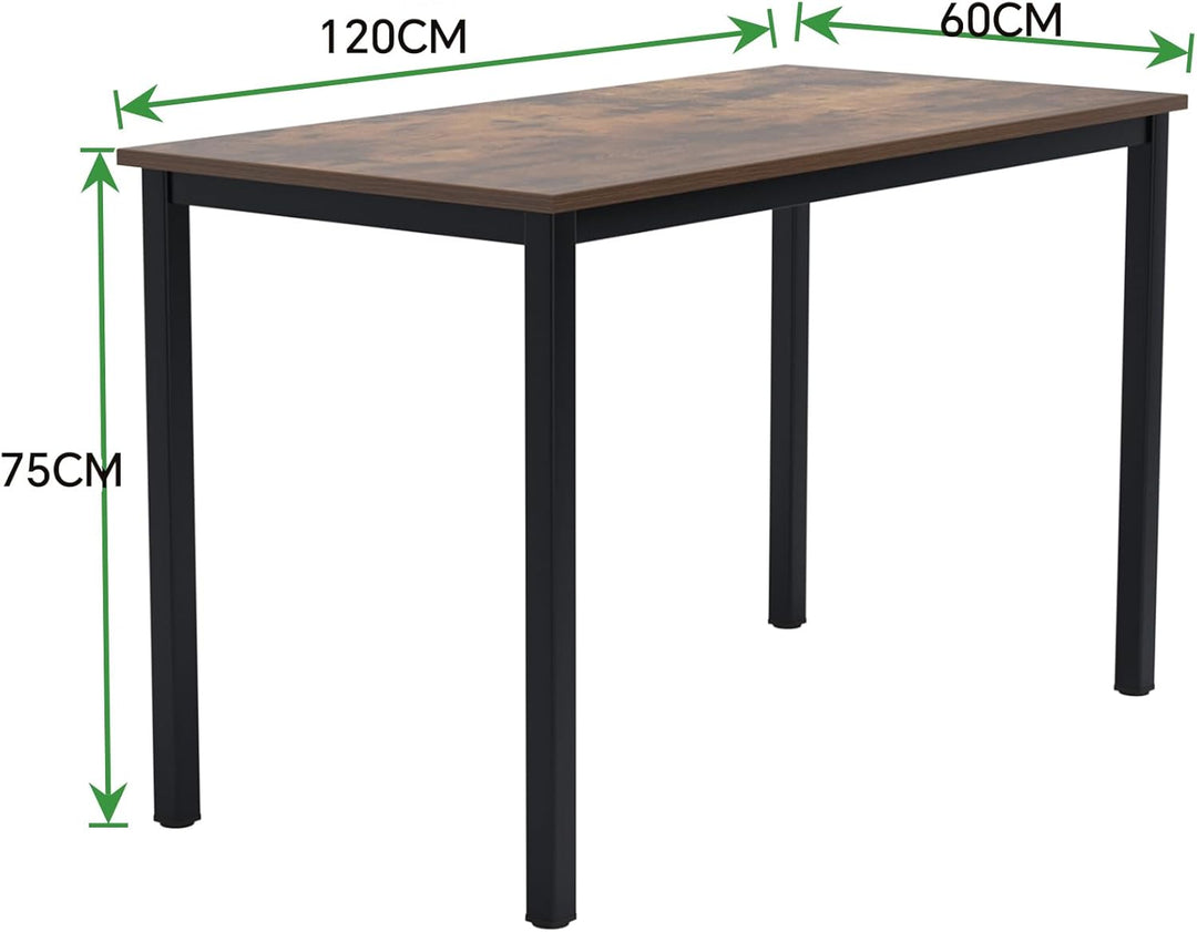 sogesfurniture Schreibtisch Computertisch Büromöbel PC Tisch, Stabil Bürotisch Arbeitstisch Esstisch