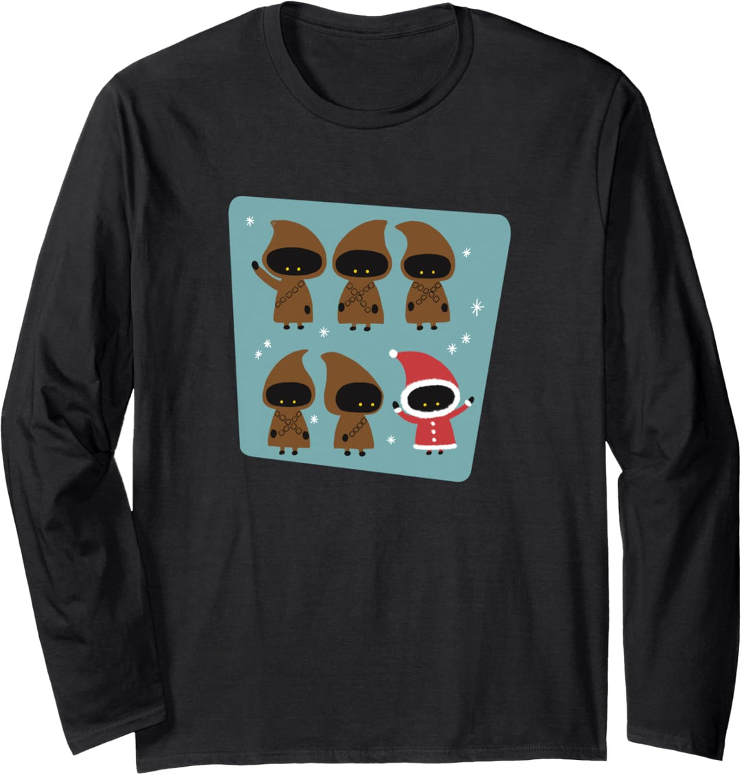 Star Wars Christmas Jawas Stack Langarmshirt