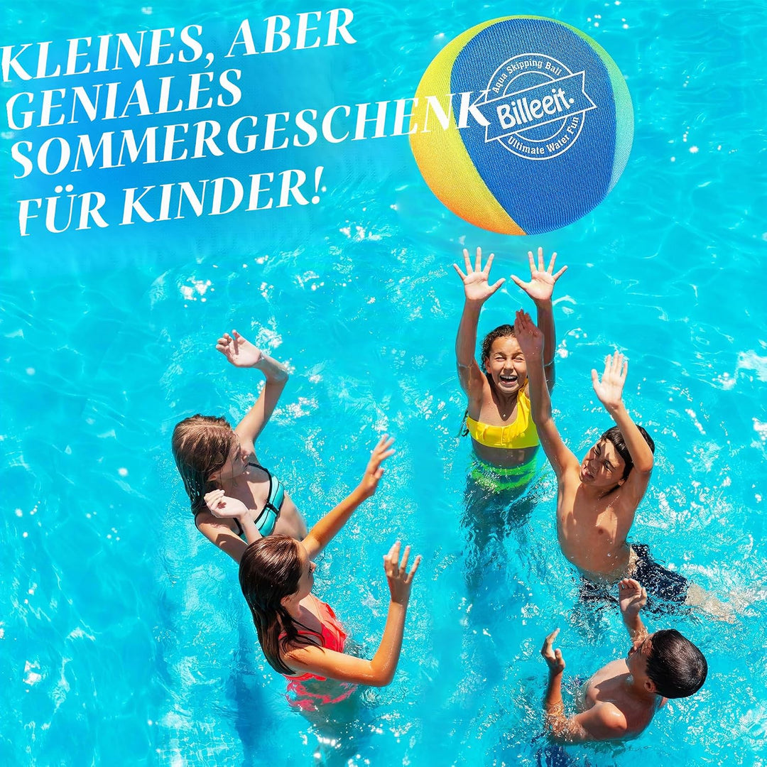 Water Skipping Balls Set Series Azure Vortex Play, 5 Runde Bälle