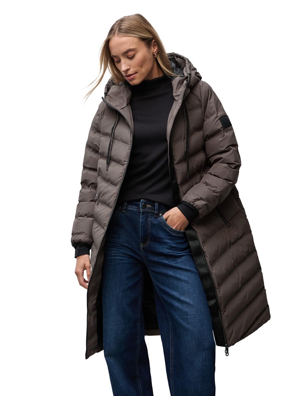 Street One Damen A201861 Winterjacke 44 Nomad Brown, 44 Nomad Brown