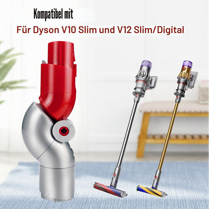 Unterer Adapter für Dyson V10 Slim / V12 Digital Slim Leicht Staubsauger Curved Extension Schnellver